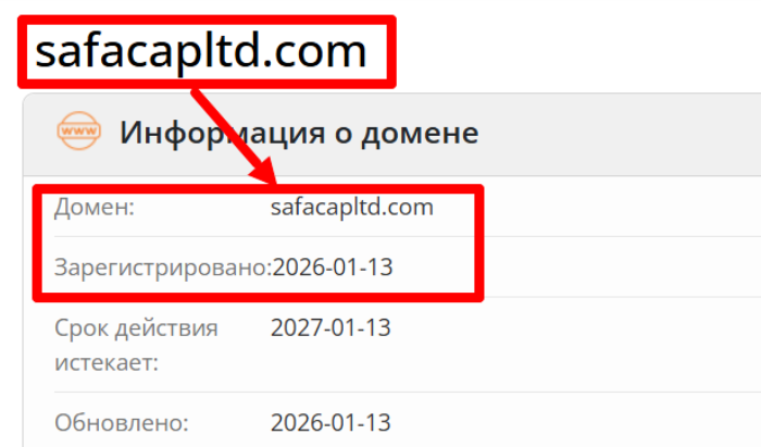 Мошеннический брокер Safa Capital Limited (safacapltd.com) Отзывы и возврат денег!