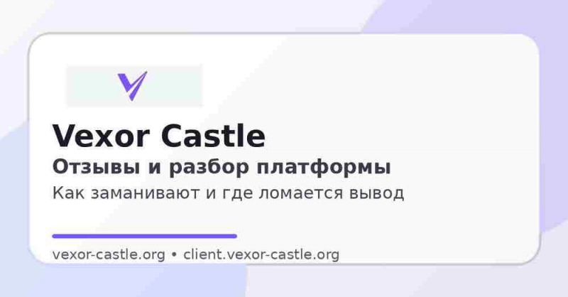 vexor-castle.org, client.vexor-castle.org, amplified.trading — разоблачение псевдо брокеров. Отзывы инвесторов